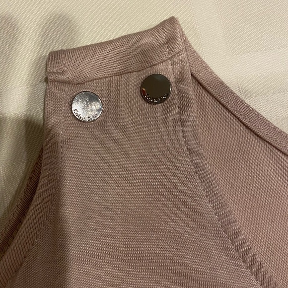 NWT Calvin Klein Women Cold Shoulder 3/4 Sleeves Top Size Large - Picture 3 of 6